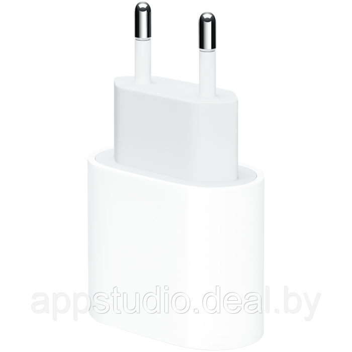 Сетевое зарядное устройство Apple 20W USB-C Power Adapter White (MHJE3ZM/A) - фото 1 - id-p227279938