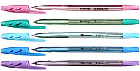Ручка шариковая Berlingo Tribase Pastel корпус ассорти, стержень синий