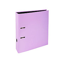 Папка-регистратор "Aquarel", А4, 80 мм, ламинированный картон, фиолетовый