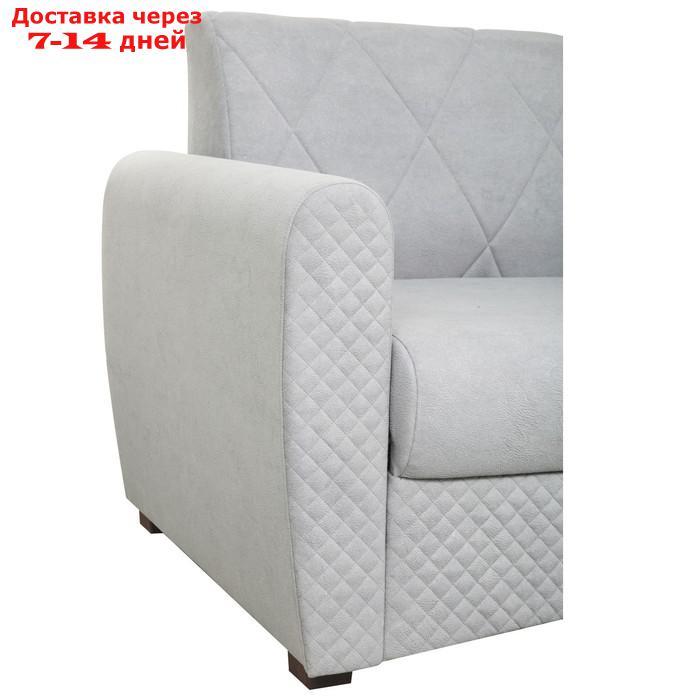 Кресло-кровать "Эдвин", велюр, цвет прага туман - фото 6 - id-p227064791