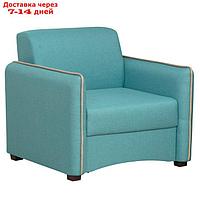 Кресло-кровать "Авалон", жаккард, цвет тесла бирюза / тесла крем