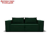 Прямой диван "Хилтон", механизм еврокнижка с релаксом, велюр, цвет гелекси лайт 010