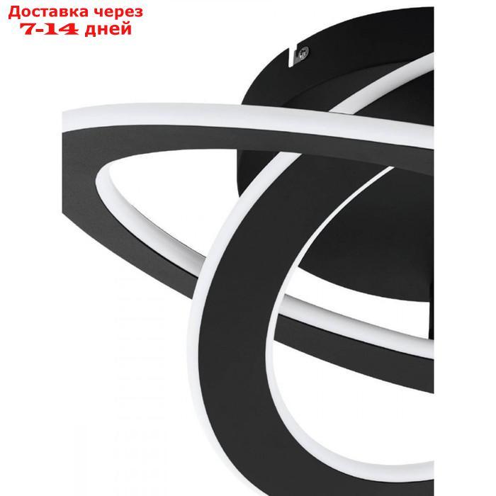 Светильник ROLIMARE, 2x17,5Вт LED, 4000K, 5500лм, цвет черный - фото 4 - id-p227031078