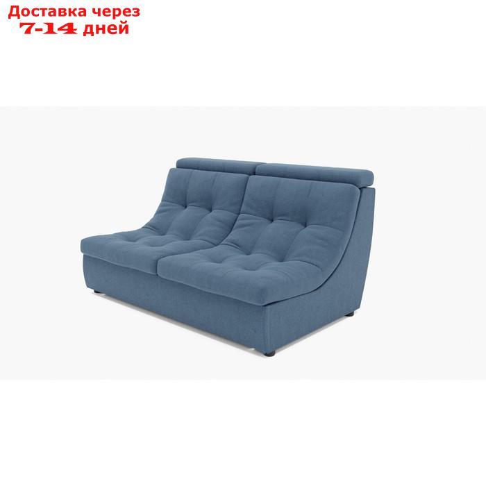 Прямой диван "Монако 1", механизм венеция, ППУ, велюр, цвет гелекси лайт 022 - фото 2 - id-p227064811