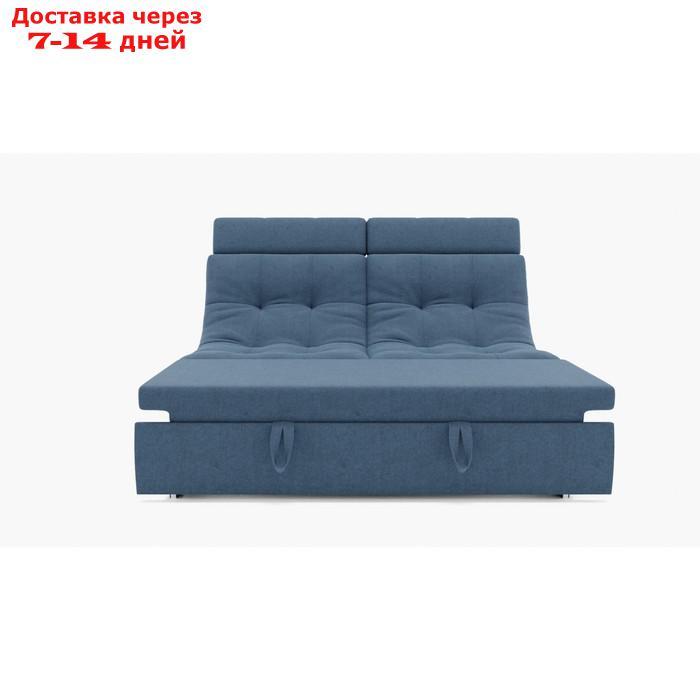 Прямой диван "Монако 1", механизм венеция, ППУ, велюр, цвет гелекси лайт 022 - фото 4 - id-p227064811