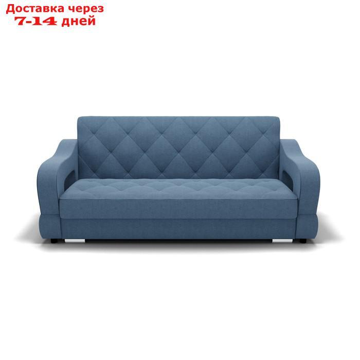 Прямой диван "Бруно 2", с подлокотниками, механизм книжка, НПБ, велюр, гелекси лайт 022 - фото 6 - id-p227064835