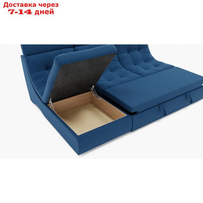 Угловой диван "Монако 2", механизм венеция, угол левый, велюр, цвет гелекси лайт 014 - фото 3 - id-p227065867