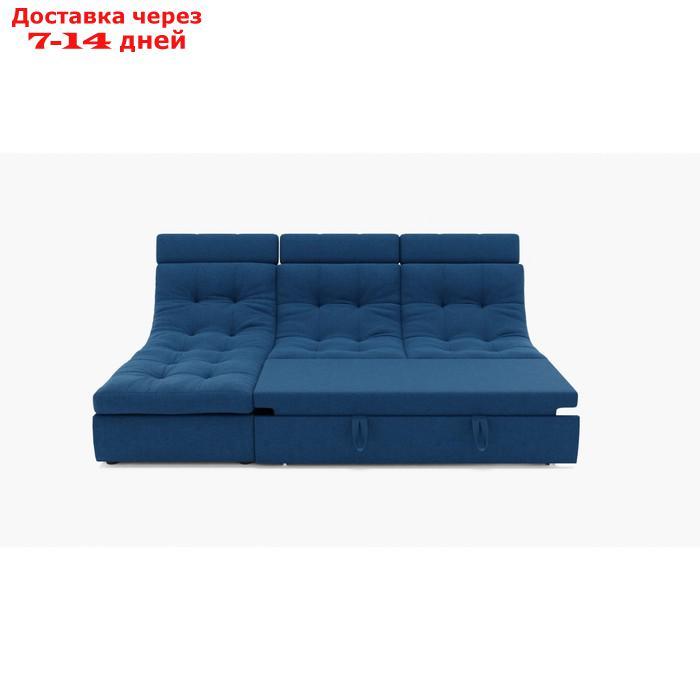 Угловой диван "Монако 2", механизм венеция, угол левый, велюр, цвет гелекси лайт 014 - фото 5 - id-p227065867