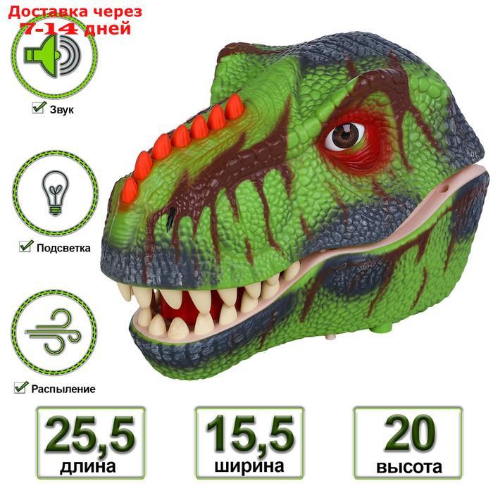 Генератор мыльных пузырей на руку, "Мир динозавров", "Тираннозавр", цвет зелёный - фото 3 - id-p227042407