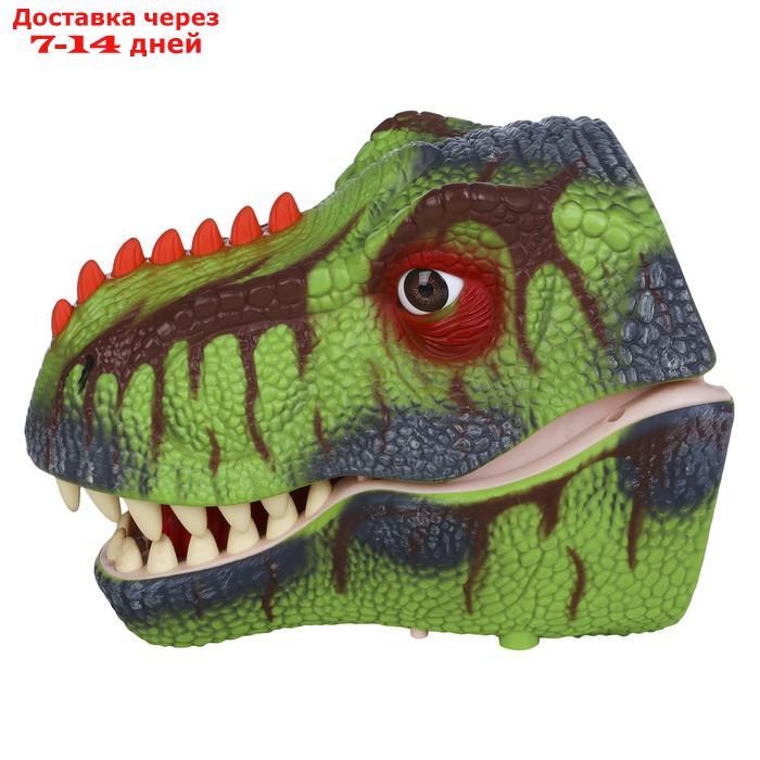 Генератор мыльных пузырей на руку, "Мир динозавров", "Тираннозавр", цвет зелёный - фото 4 - id-p227042407