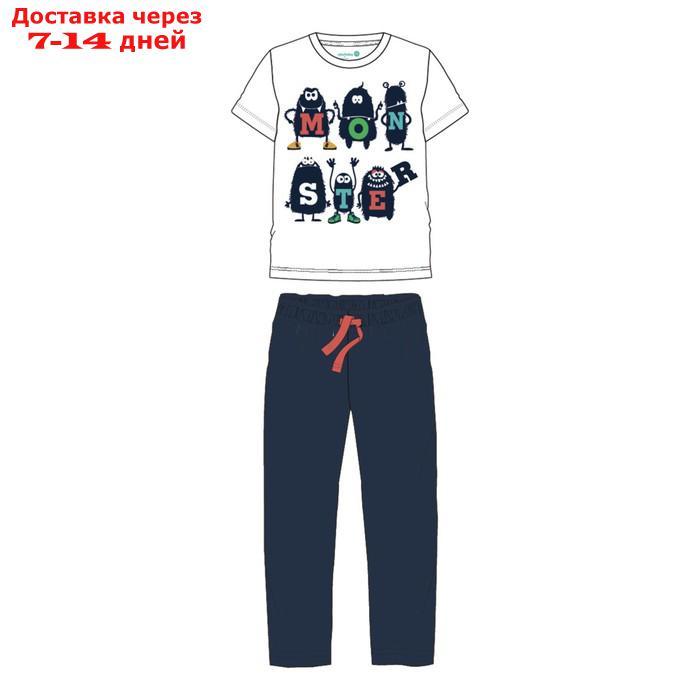 Комплект для мальчика: футболка, брюки, рост 98 см - фото 3 - id-p227008419
