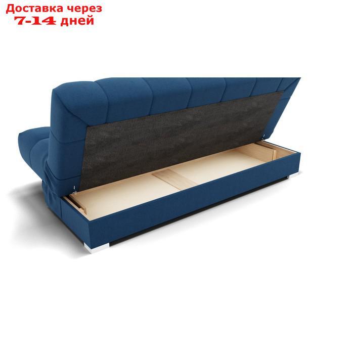 Прямой диван "Фиеста 1", механизм книжка, велюр, цвет гелекси лайт 014 - фото 2 - id-p227065888