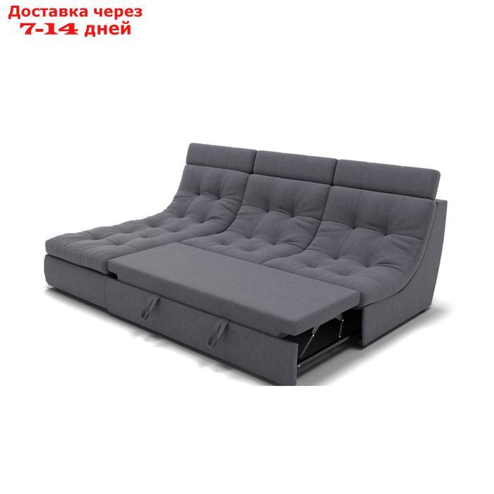 Угловой диван "Монако 2", механизм венеция, угол левый, велюр, цвет гелекси лайт 026 - фото 2 - id-p227065903