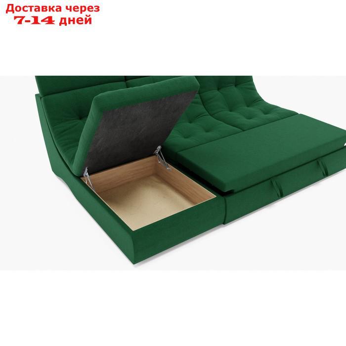 Угловой диван "Монако 2", механизм венеция, угол левый, велюр, цвет гелекси лайт 010 - фото 3 - id-p227065904