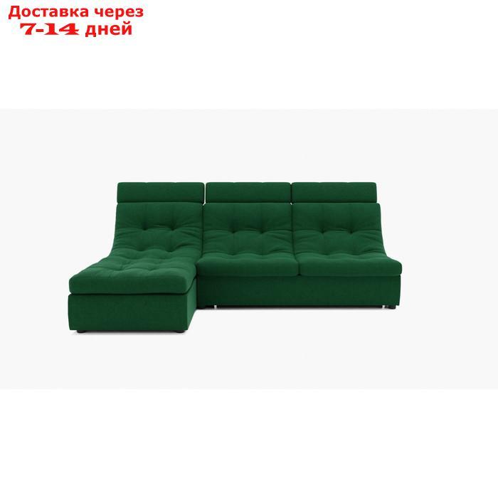Угловой диван "Монако 2", механизм венеция, угол левый, велюр, цвет гелекси лайт 010 - фото 4 - id-p227065904