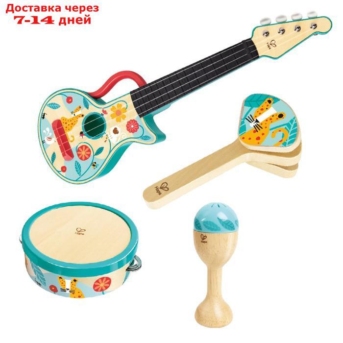 Детский игровой набор музыкальных инструментов, 4в1 - фото 2 - id-p227051704