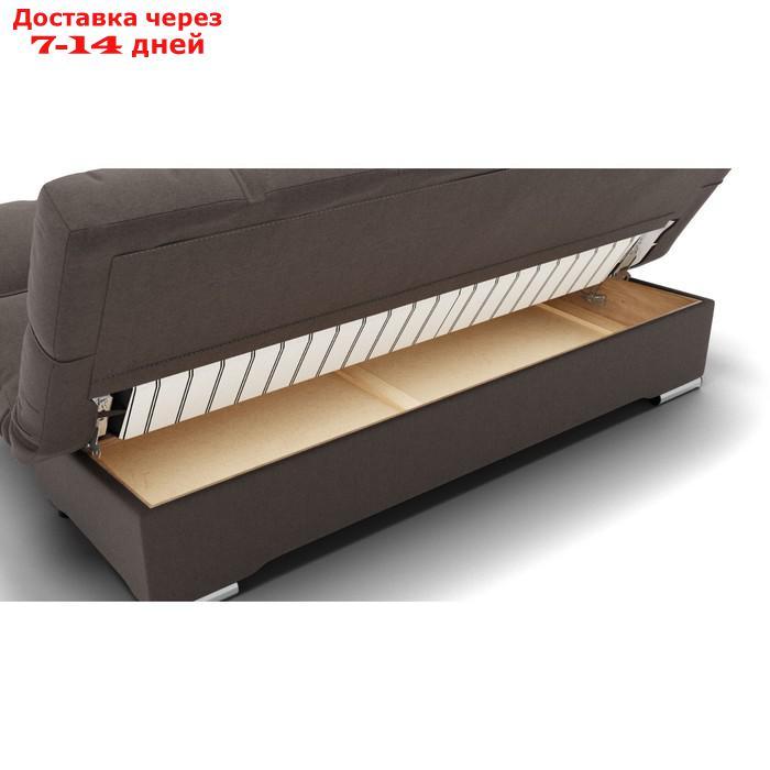 Прямой диван "Финка", механизм книжка, ППУ, велюр, цвет гелекси лайт 005 - фото 4 - id-p227065917