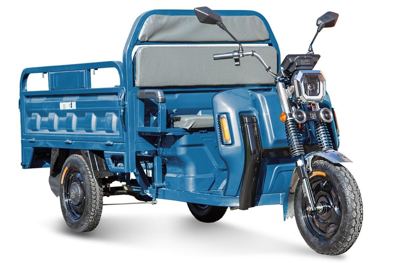 Грузовой электротрицикл Rutrike Маяк 1600 60V1000W темно-синий матовый - фото 1 - id-p227281621
