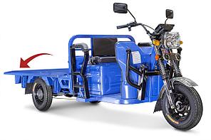 Грузовой электрический трицикл Rutrike Габарит 1700 60V1200W синий матовый