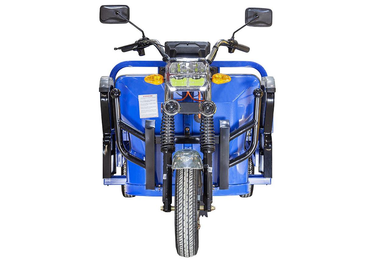 Грузовой электрический трицикл Rutrike Габарит 1700 60V1200W синий матовый - фото 4 - id-p227281626
