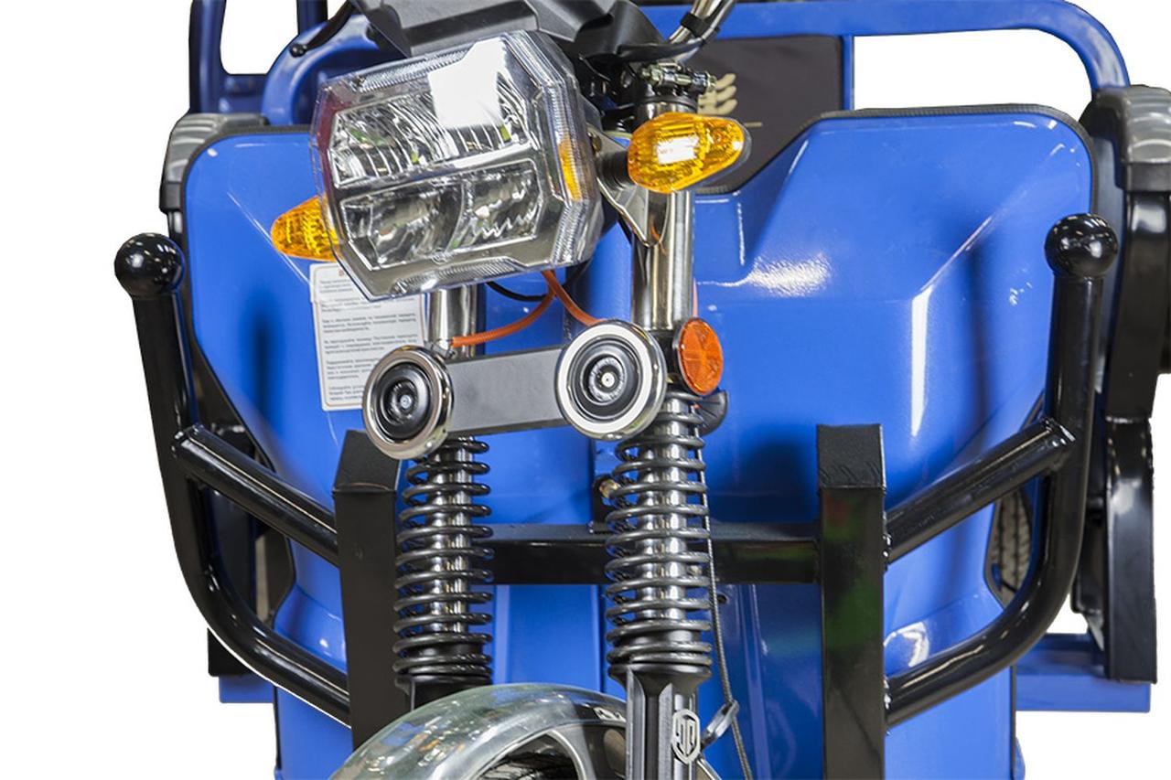 Грузовой электрический трицикл Rutrike Габарит 1700 60V1200W синий матовый - фото 10 - id-p227281626