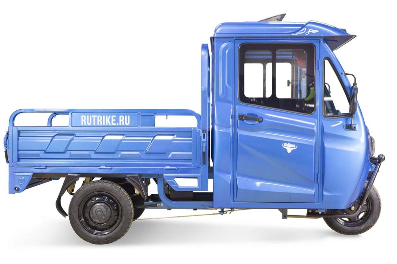 Грузовой электротрицикл Rutrike КАРГО Кабина 1500 60V1000W красный - фото 2 - id-p227281630