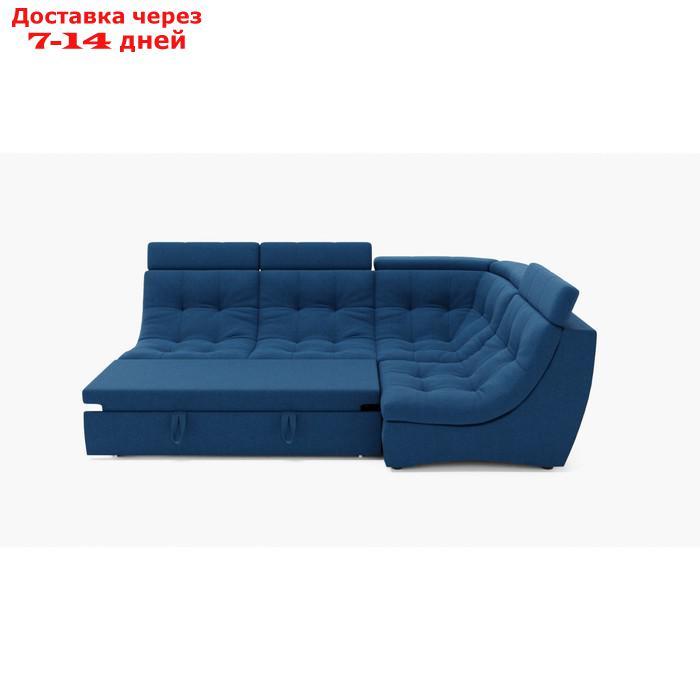 Угловой диван "Монако 3", механизм венеция, угол правый, велюр, цвет гелекси лайт 014 - фото 3 - id-p227065977