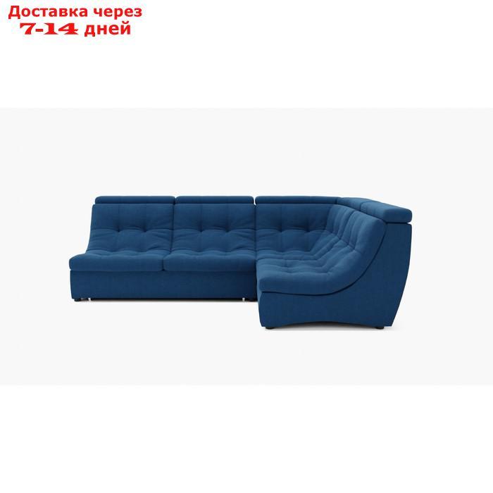 Угловой диван "Монако 3", механизм венеция, угол правый, велюр, цвет гелекси лайт 014 - фото 4 - id-p227065977