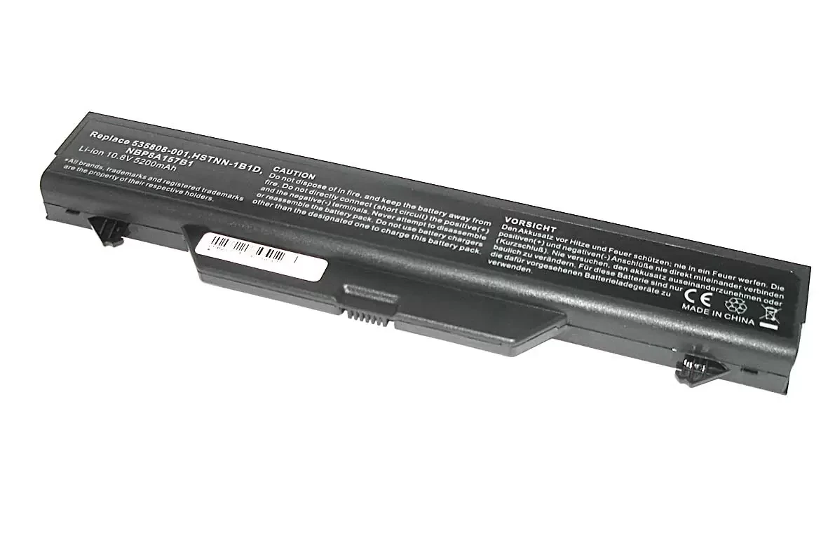 Аккумулятор (батарея) HSTNN-1B1D для ноутбука HP Compaq 4510s, 4710s, 10.8В, 5200мАч, черный (OEM) - фото 1 - id-p227281666