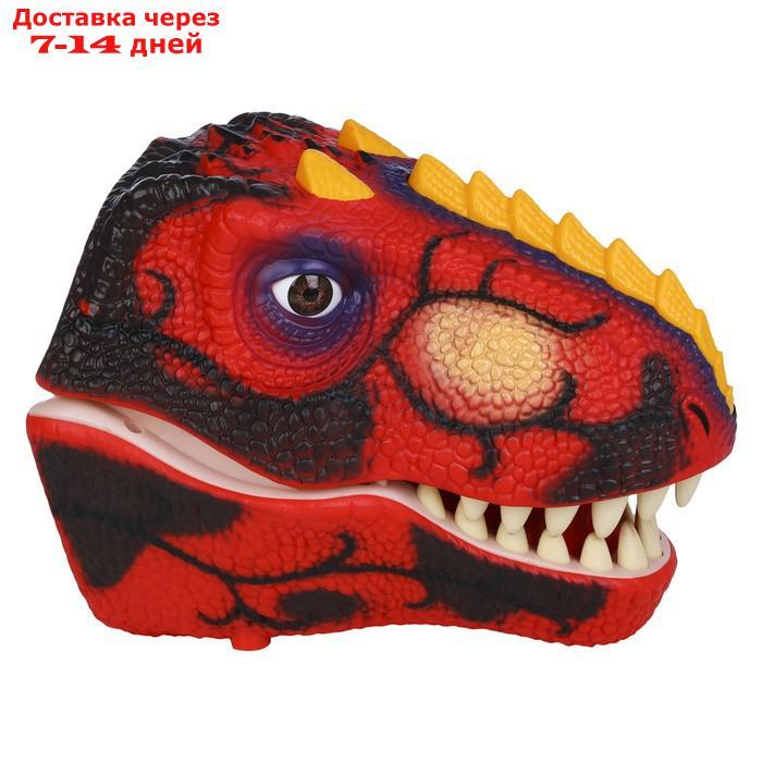 Генератор мыльных пузырей на руку, "Мир динозавров", "Тираннозавр", цвет красный - фото 5 - id-p227042509