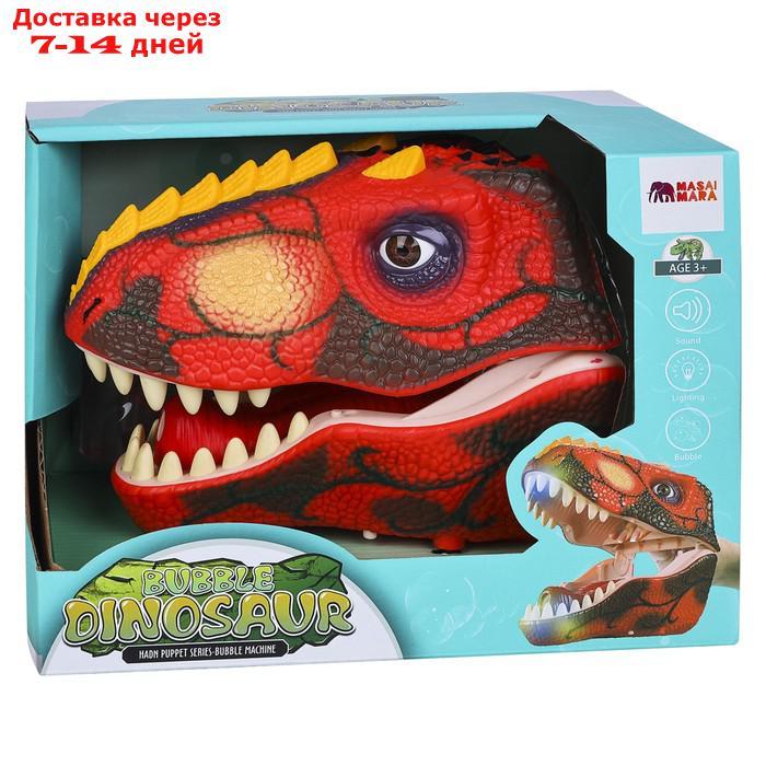 Генератор мыльных пузырей на руку, "Мир динозавров", "Тираннозавр", цвет красный - фото 6 - id-p227042509