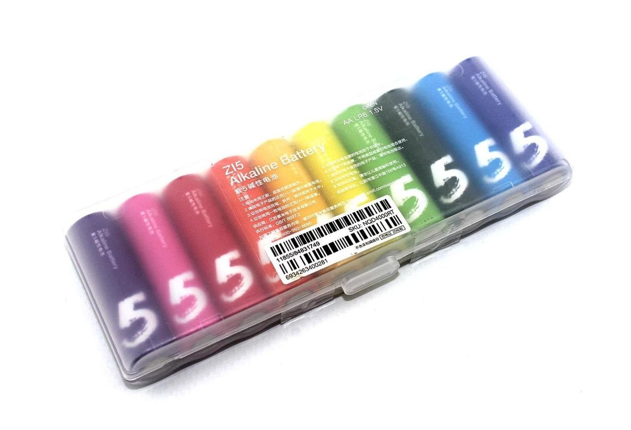 Батарейки Xiaomi ZI5-AA Rainbow Colors (10 шт.) AA510 - фото 1 - id-p227281732