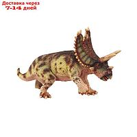 Фигурка динозавра "Мир динозавров", трицератопс, 30 см