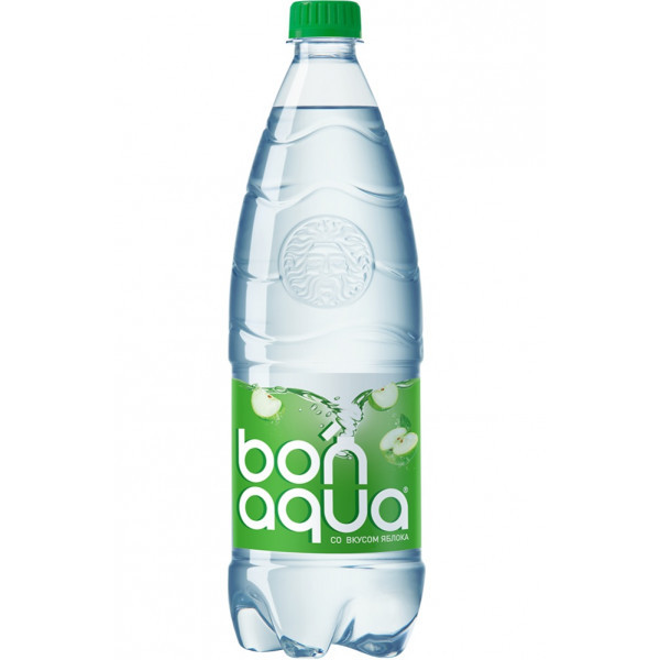 Вода BonAqua со вкусом яблока 1,0л - фото 1 - id-p227281838
