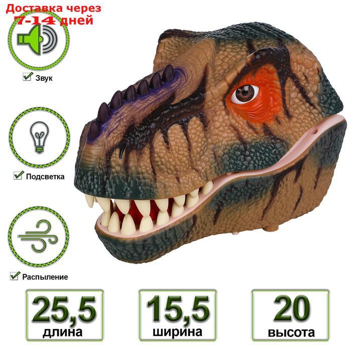 Генератор мыльных пузырей на руку, "Мир динозавров", "Тираннозавр", цвет коричневый - фото 3 - id-p227042538