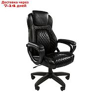 Офисное кресло Chairman 432, экопремиум чёрная