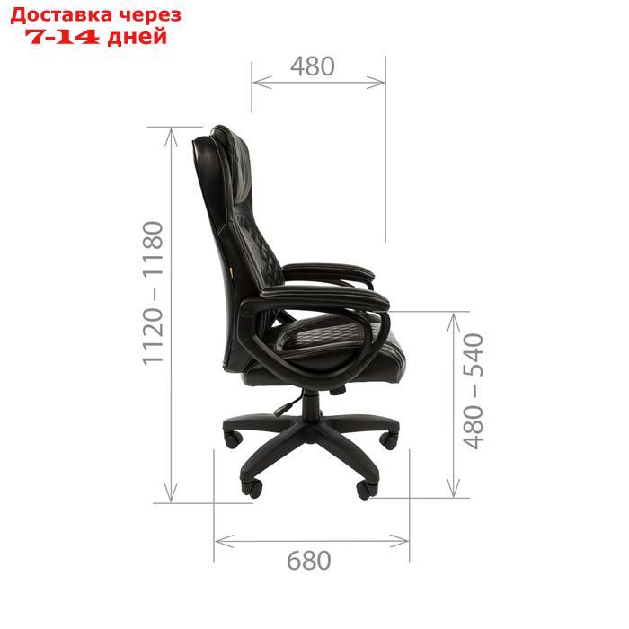 Офисное кресло Chairman 432, экопремиум чёрная - фото 5 - id-p227058301