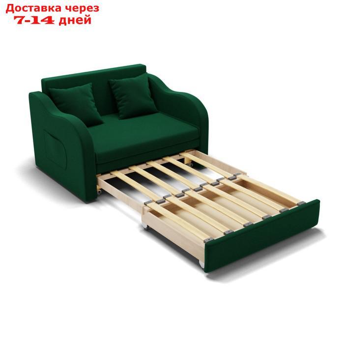 Прямой диван "Бали", механизм выкатной, велюр, цвет гелекси лайт 010 - фото 3 - id-p227067511