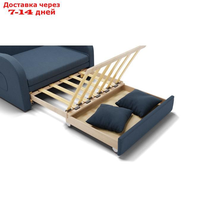 Прямой диван "Бали", механизм выкатной, велюр, цвет гелекси лайт 022 - фото 4 - id-p227067515