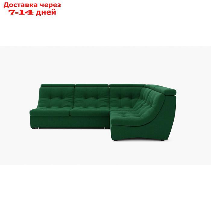 Угловой диван "Монако 3", механизм венеция, угол правый, велюр, цвет гелекси лайт 010 - фото 4 - id-p227066037