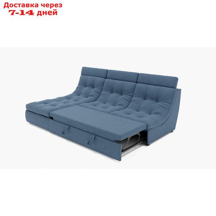 Угловой диван "Монако 2", механизм венеция, угол левый, велюр, цвет гелекси лайт 022 - фото 2 - id-p227066038