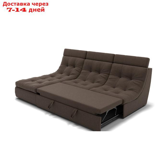 Угловой диван "Монако 2", механизм венеция, угол левый, велюр, цвет гелекси лайт 004 - фото 2 - id-p227066039