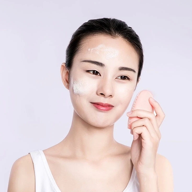 Аппарат для ультразвуковой чистки лица Jordan & Judy Silicone Facial Cleaner Розовый - фото 3 - id-p226738187