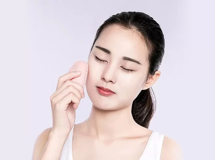Аппарат для ультразвуковой чистки лица Jordan & Judy Silicone Facial Cleaner Розовый - фото 5 - id-p226738187