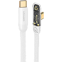 Кабель USAMS US-SJ587 Type-C PD 100W 2м Белый