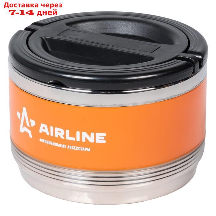 Термос Airline, ланч-бокс для еды с ручкой, нержавеющая сталь 304, 1 контейнер, 0.7 л - фото 2 - id-p227066349