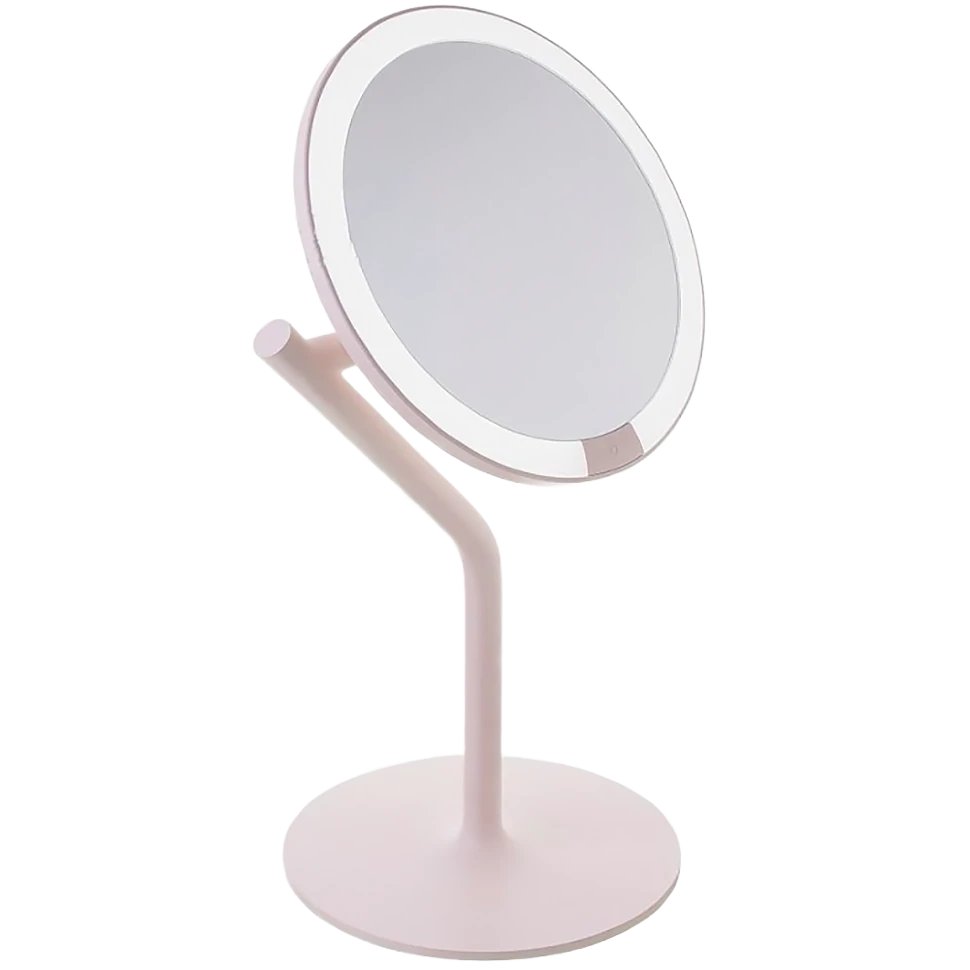 Зеркало косметическое Amiro Mini 2 Розовое - фото 1 - id-p226738254