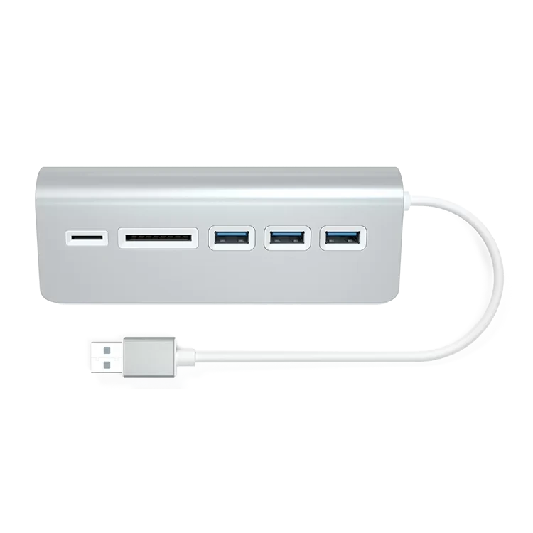 Хаб Satechi Aluminum USB 3.0 & CARD READER - фото 4 - id-p226741198