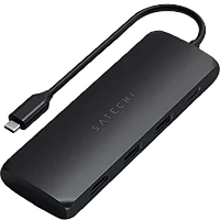 Хаб Satechi USB-C Hybrid Multiport Adapter Черный