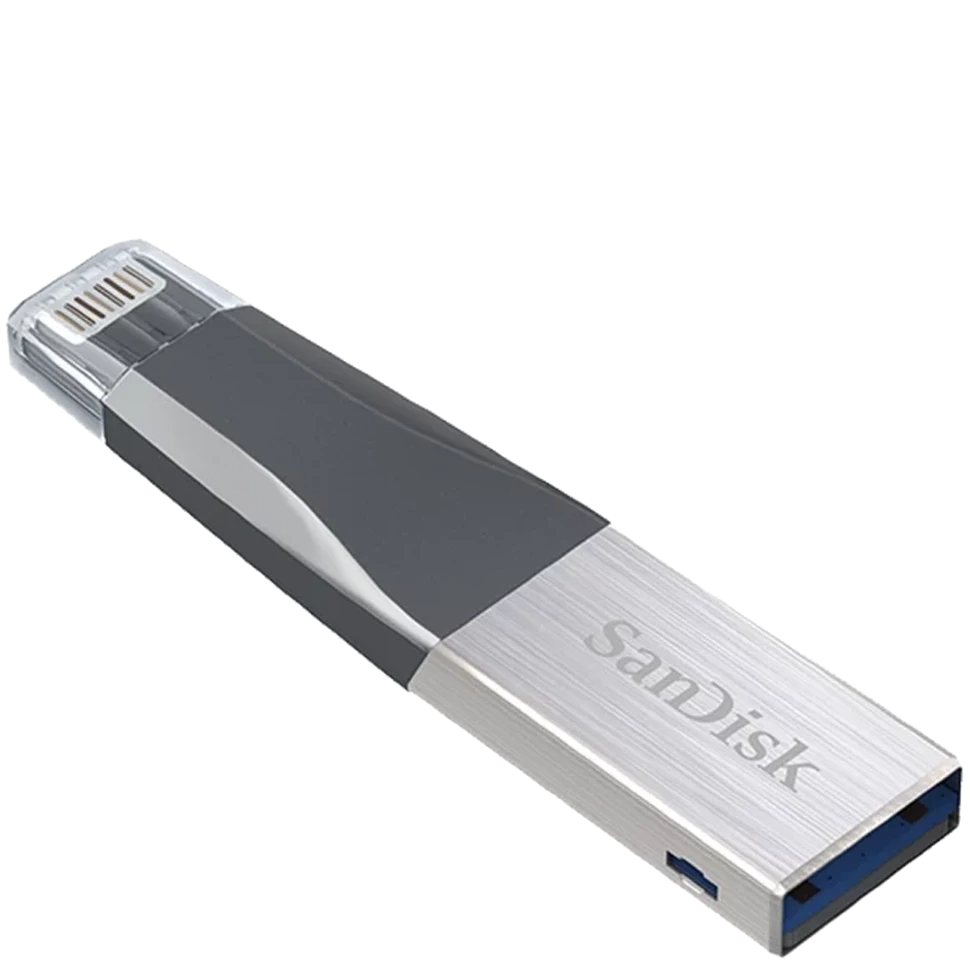 Lightning/USB флеш-накопитель Sandisk iXpand Mini 128Гб - фото 1 - id-p226761475